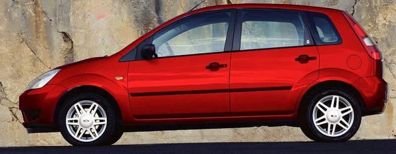 Ford Fiesta 2001-2005 colorado red