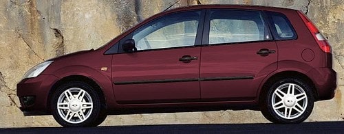 Ford Fiesta, kolor RAL 4002