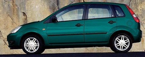 Ford Fiesta, kolor RAL 5018